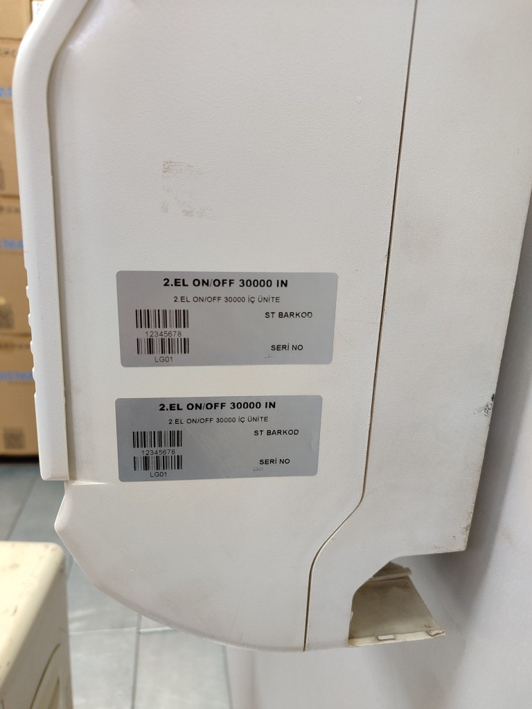 LG Beko 30000 Btu On-Off Klima görsel 2